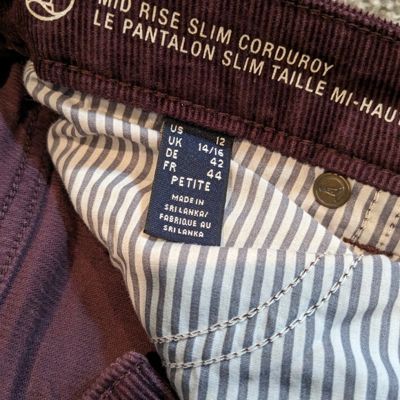 Courderoy 12 women's pants - Picture 3 of 4